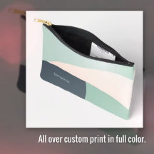 Chic Aquamarin & Beige Klasse individuell anpassba