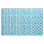 Chic aquamarin-blaues abstraktes geometrisches Mus Stoff (Yard (91,4 cm))