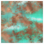 Chic Aquamarin Copper Boho Stoff (Muster)