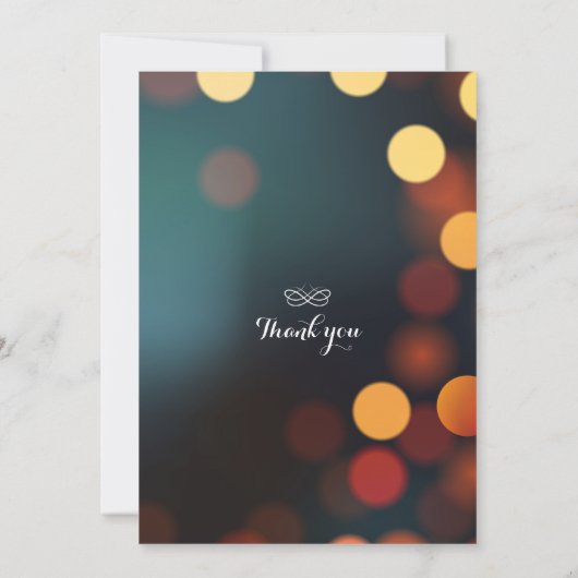 Chic Aquamarin Gold Bokeh Glitzer String Lights We Einladung (Rückseite)