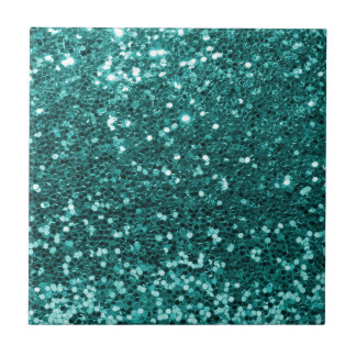 Chic-aquamariner Imitat-Glitzer Fliese