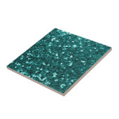 Chic-aquamariner Imitat-Glitzer Fliese (Seite)