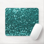 Chic-aquamariner Imitat-Glitzer Mousepad (Mit Mouse)