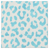 Chic aquamarines Blau-Weiß-Muster Stoff (Nahaufnahme)