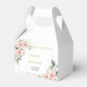 Chic Aquarell Blume Gastgeschenk Hochzeit Geschenkschachtel