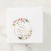 Chic Aquarell Blume Gold Salbei Süß 16. Geschenkanhänger (Beispiel)