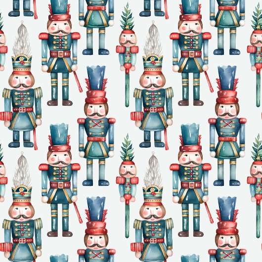 Chic Aquarell Nutcracker fröhliches Weihnachtsgesc Fleecedecke