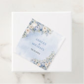 Chic Aquarellblumen Eukalyptus-Grün Geschenkanhänger (Beispiel)