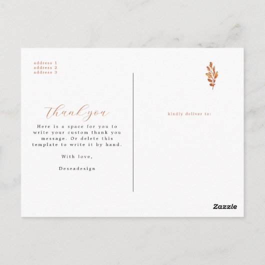 Chic Arch Foto Collage Minimalistisch Baby Vielen  Postkarte (Rückseite)