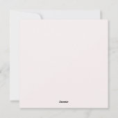 Chic arch Foto typografisch fröhliche Weihnachten (Rückseite)