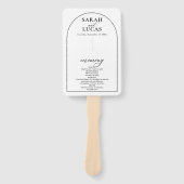 Chic Arch Modernes stilvolles Elegantes Fächer (Vorderseite)