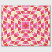 Chic Artistic Geometric Seasonal Mütter Day Geschenkpapier (Flach)