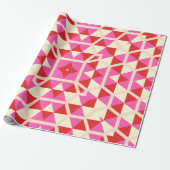 Chic Artistic Geometric Seasonal Mütter Day Geschenkpapier (Ungerollt)