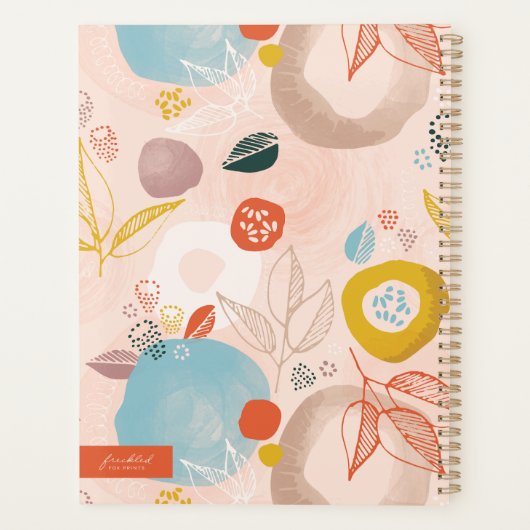 Chic Ästhetische Meetingplaner Notebook Planer (Rückseite)