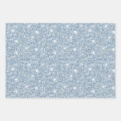 Chic Avocado Green Glitter Birthday Geschenkpapier Set (Vorderseite 2)