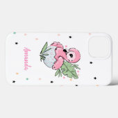 Chic Baby Flamingo, Stars, Prinzessin Case-Mate iPhone Hülle (Rückseite (Horizontal))