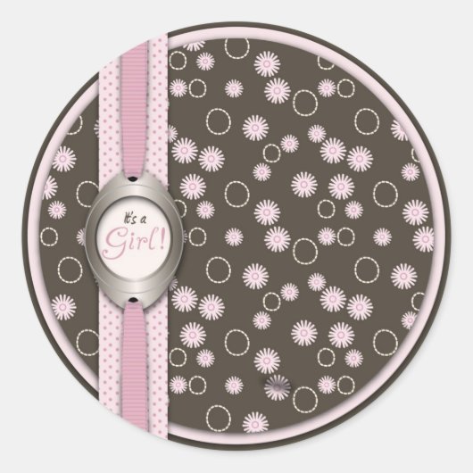 Chic Baby Girl Sticker (Vorderseite)