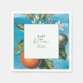 Chic Baby in Bloom Baby Shower |Arch Serviette (Vorderseite)