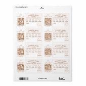 Chic Bäckerei Logo Allergie Warnung Backwaren QR-C (Vorne)