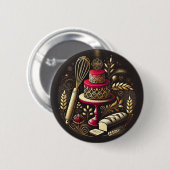 Chic Baker Button (Vorne & Hinten)