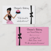 Chic Bakery Business Cards Visitenkarte (Vorne/Hinten)