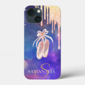 Chic Ballet Shoes Glitzer Tropfen Case-Mate iPhone Hülle (Rückseite)