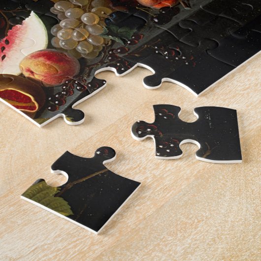 Chic Baroque Fruit Still Life Ölgemälde Puzzle (Seite)