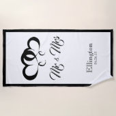 CHIC BEACH TOWEL_MR & MRS. STRANDTUCH (Vorderseite)