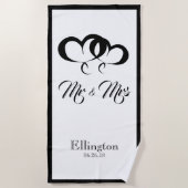CHIC BEACH TOWEL_MR & MRS. STRANDTUCH (Vorderseite)