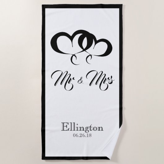 CHIC BEACH TOWEL_MR & MRS. STRANDTUCH (Vorderseite)