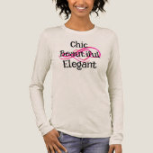 Chic, Beautiful, Elegant T-Shirt Tri-Blend Shirt (Vorderseite)