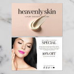 Chic Beauty Skin Care Wellness-Center Boutique Ros Flyer<br><div class="desc">Tauchen Sie ein in die Eleganz Ihrer Marke mit unserem schicken Flyer-Template, das sich perfekt für die Schönheits- und Hautpflegebranche eignet. Es zeigt ein hochauflösendes Foto eines luxuriösen, verschmierten Delpits von Hautpflegecreme auf einer weichen rosa Oberfläche, die Einfachheit und Eleganz verkörpert. Ideal für Pflegeprodukte, Kosmetikunternehmen, Ästhetiker, Wellness-Center und Boutiquen, die...</div>