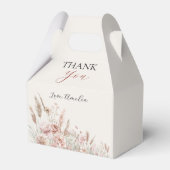 Chic Beige Floral Baby in Bloom Geschenkschachtel (Vorderseite)