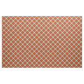 Chic Beige Pumpkin Orange Kariertes Muster Stoff (Fat Quarter (45,7 x 55,9 cm))
