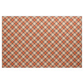 Chic Beige Pumpkin Orange Schwarzes Kariertes Must Stoff (Fat Quarter (45,7 x 55,9 cm))