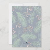 Chic Berries and Pines Weihnachtsfeiern Party Einl (Rückseite)