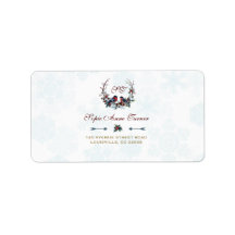 Chic Berries Bullfinch Winter Wreath Wedding