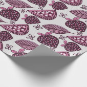 Chic Berry & Fruchtmuster Geschenkpapier (Ecke)