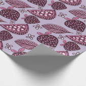Chic Berry & Fruchtmuster Geschenkpapier (Ecke)