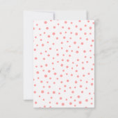 Chic Berry Sweet Strawberries Babydusche Einladung (Rückseite)