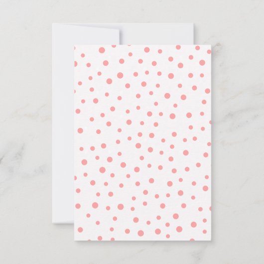 Chic Berry Sweet Strawberries Babydusche Einladung (Rückseite)