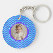 Chic Best Friend Gifts Stripe Pattern Schlüsselanhänger (Rückseite)