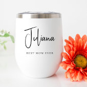 Chic Best Mama je Script Monogram