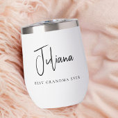 Chic Best Oma Ever Calligraphy Script Monogram