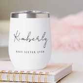 Chic Best Sister je Script Monogram