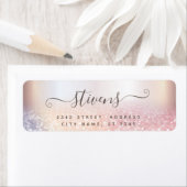 Chic bewundernswerte Skriptglitterfamilie (Insitu)