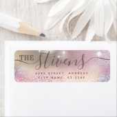 Chic bewundernswerte Skriptglitterfamilie (Insitu)