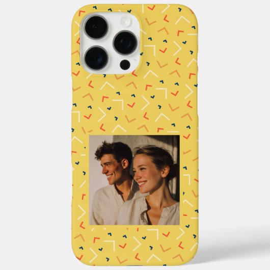 Chic Birthday Gift Ideas Memphis Print  Case-Mate iPhone Hülle (Rückseite)