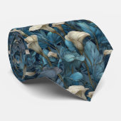 Chic Birthday Gifts For Him Calla Lilies Flower Krawatte (Gerollt)