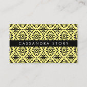 Chic Black and Blue Modern Design Business Card Visitenkarte (Vorderseite)